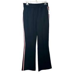 NWT FOREVER 21 Navy Track Pants with Red and White Stripes Medium
